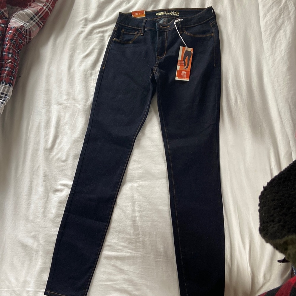 Dark Wash Old Navy The Rockstar Jeans size 6